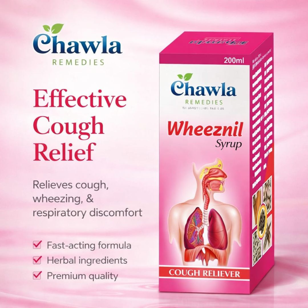 Herbal Wheeznil Cough And Fever Syrup