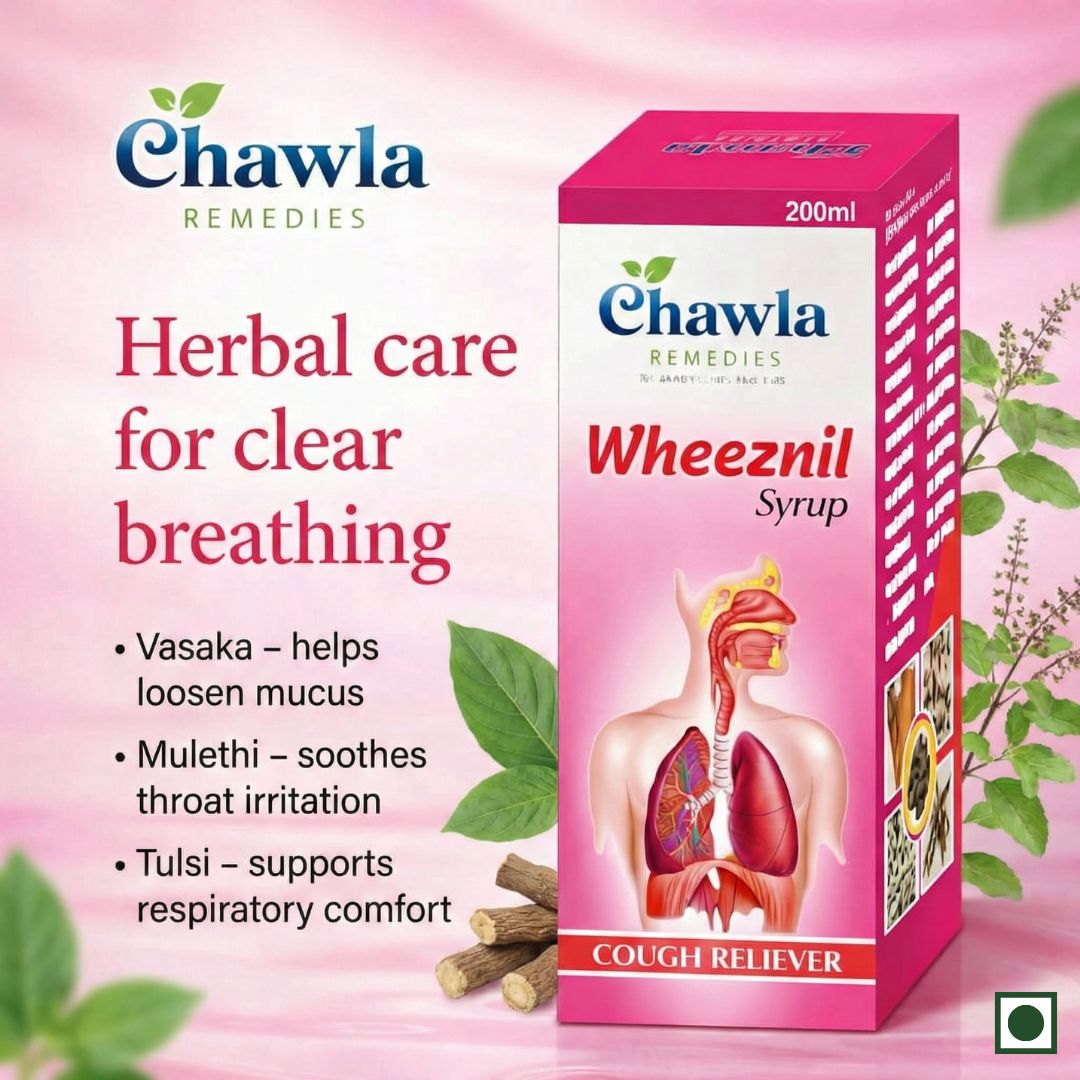Herbal Wheeznil Cough And Fever Syrup